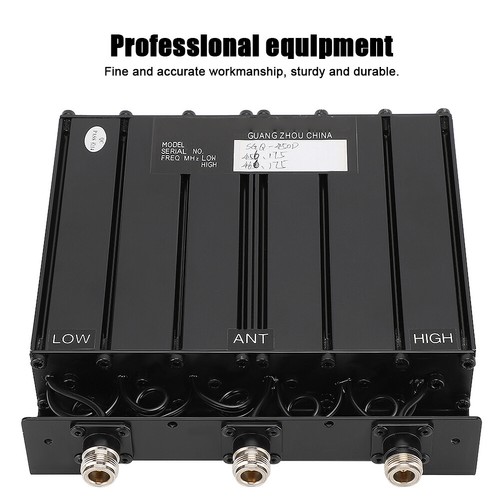 50W 6 Cavity Uhf Duplexer With Multiple Stop Band Filters (Tx: 456.175 Rx - Afbeelding 10 van 11