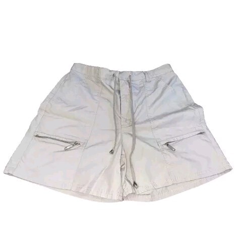 Gloria Vanderbilt Casual Cargo Style Shorts Beige Size 10