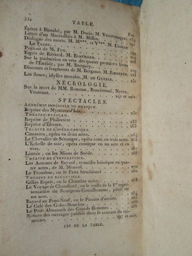 FAYOLLE : LES QUATRE SAISONS DU PARNASSE, 1805-1808. 15 vol. (poésies légères). - Foto 11 di 12