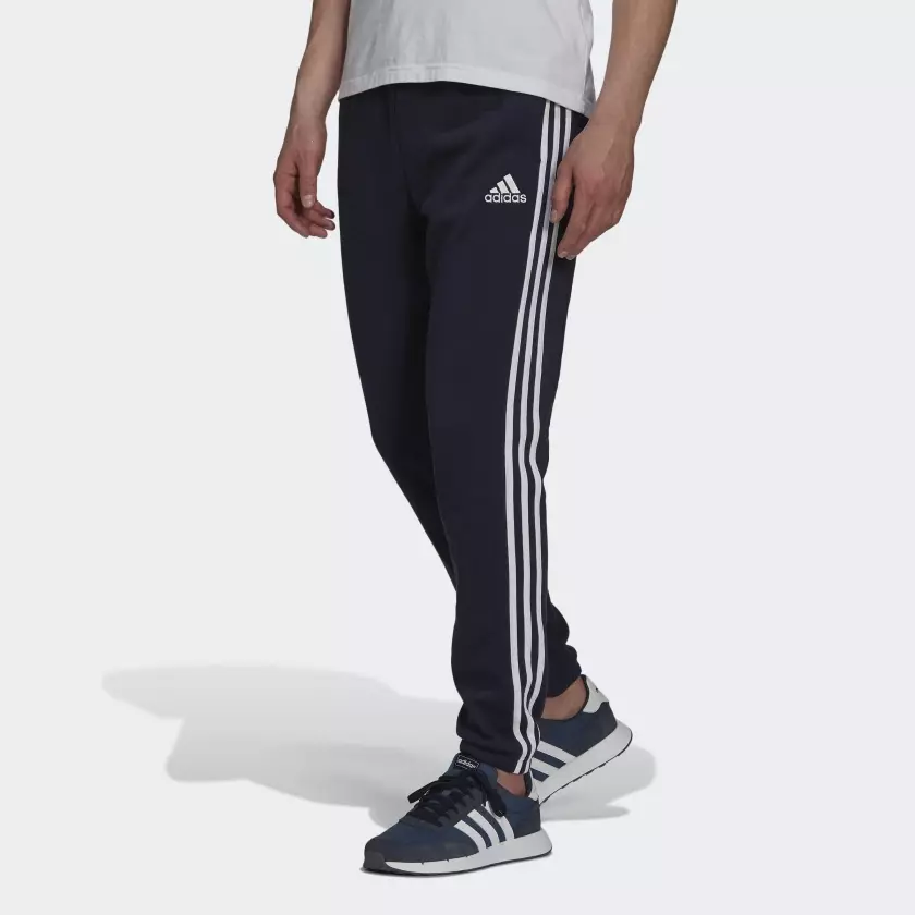 Adidas navy joggers sale