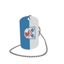 Dog Tag Flag Bunting Alling Old Dog Tag Aluminium 30 x 50mm