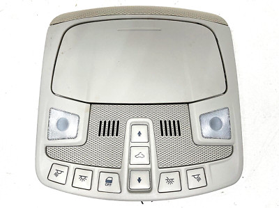 13-16 Ford Fusion Overhead Console Map Lights Sunroof Gray FU5A18519A58APIA13