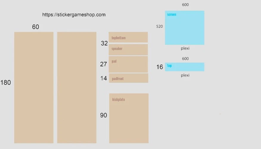 Stickers DBZ Universel Pour Borne d'Arcade - Photo 2/2