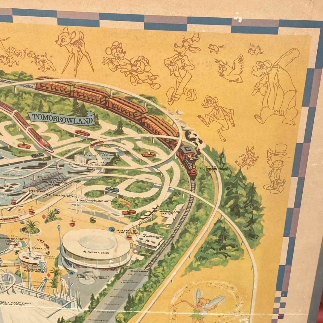 Disney - 70s vintage カリフォルニア ディズニーランド MAP Retro Disneyland Map from 1974 : r/Disneyland