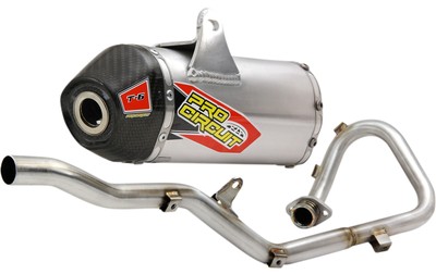 Pro Circuit T-6 Stainless Steel Full Exhaust System w/Carbon Tip (0132012F)