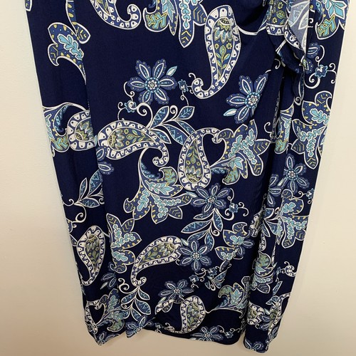 Robbie Bee Women's Sleeveless Sarong-Style Jersey-Knit Dress Maxi Length Size 2X - Picture 5 of 11