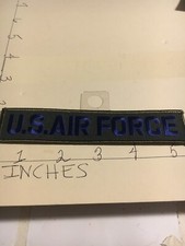US Air Force Square name tape subdued Patch 12/14/24 modern