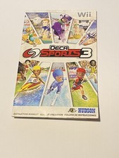 Wii DECA Sports 3 Manual Only