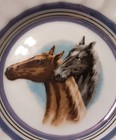Vintage Mid Century Ceramic Porcelain Horse Ashtray Trinket Gold Trim 5.5" — photo 6
