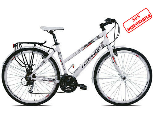 Bici Torpado Trekking Bike IBRIDA T831 SPORTAGE Donna shimano acera Bianca  M-48 | eBay
