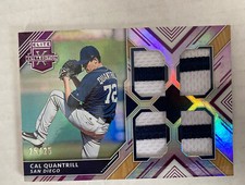 2007 panini baseball elite extra edition  cal  quantrill #25/25 purple Patch