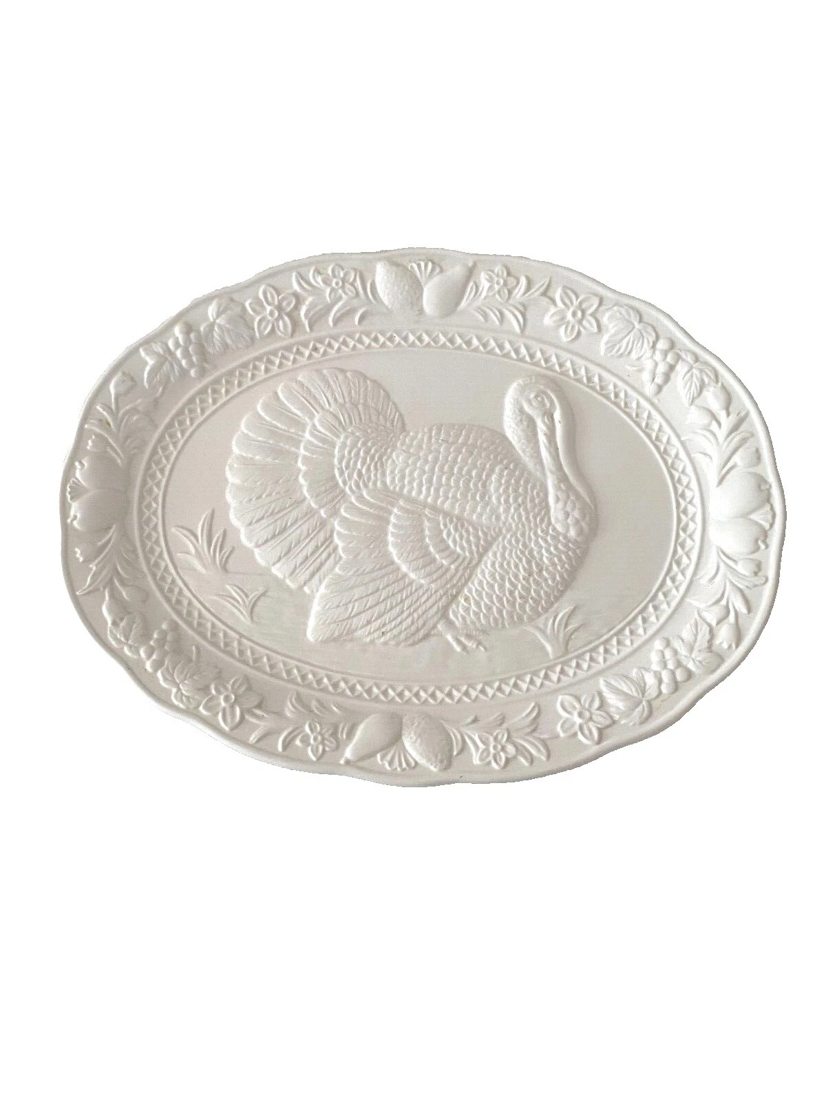 Animal Print White Platters