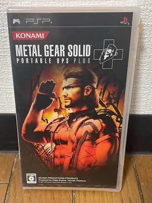 PSP * METAL GEAR SOLID PORTABLE OPS PLUS * Japan NEU