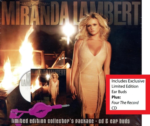 Miranda Lambert Four The Record Walmart Limited Edition With Ear Buds
