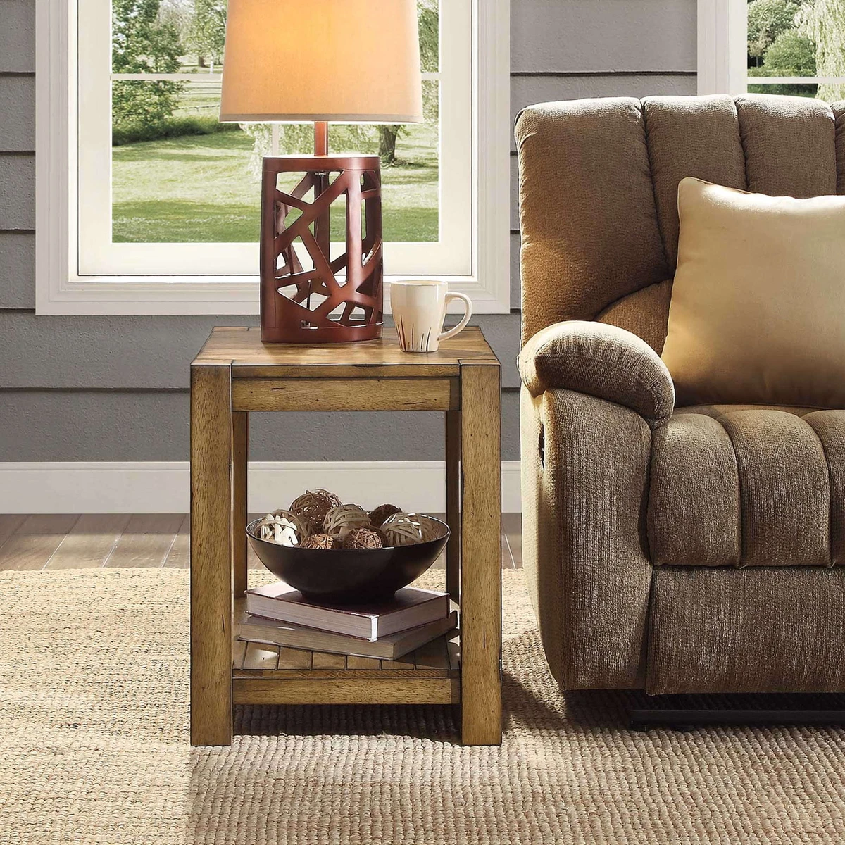Better homes and gardens on sale end table with lamp
