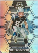2023 Panini Mosaic Tedy Bruschi Silver Prizm SP New England Patriots