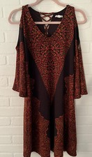 Cato Women’s Size M Swing Dress With Slit Sleeves Lined Knee Length