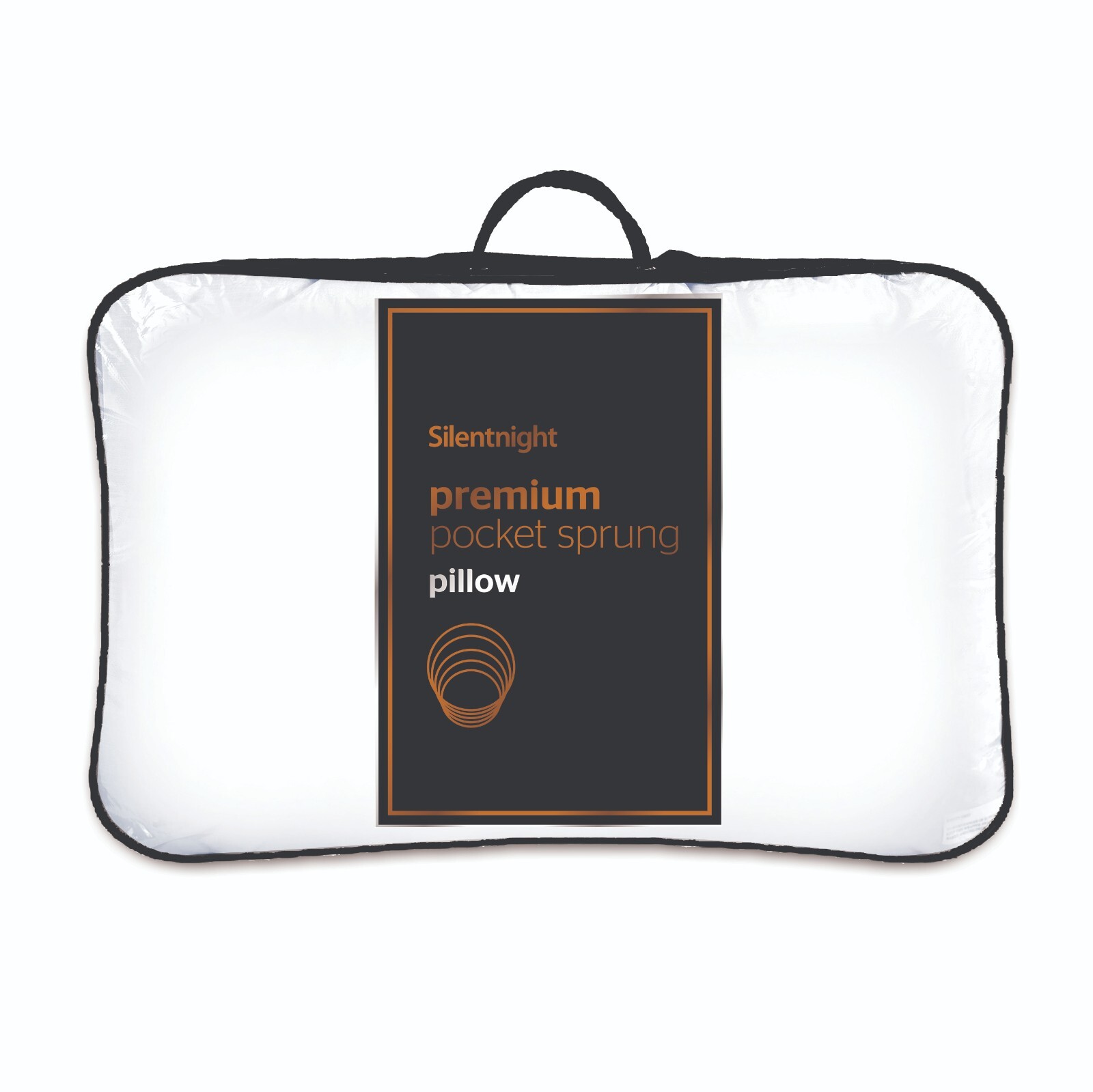 Silentnight Pocket Sprung Pillow Flexible Support Hypoallergenic Breathable