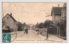 10.BRIENNE LE CHATEAU.RUES DE LA GARE ET DE BAUFFREMONT.