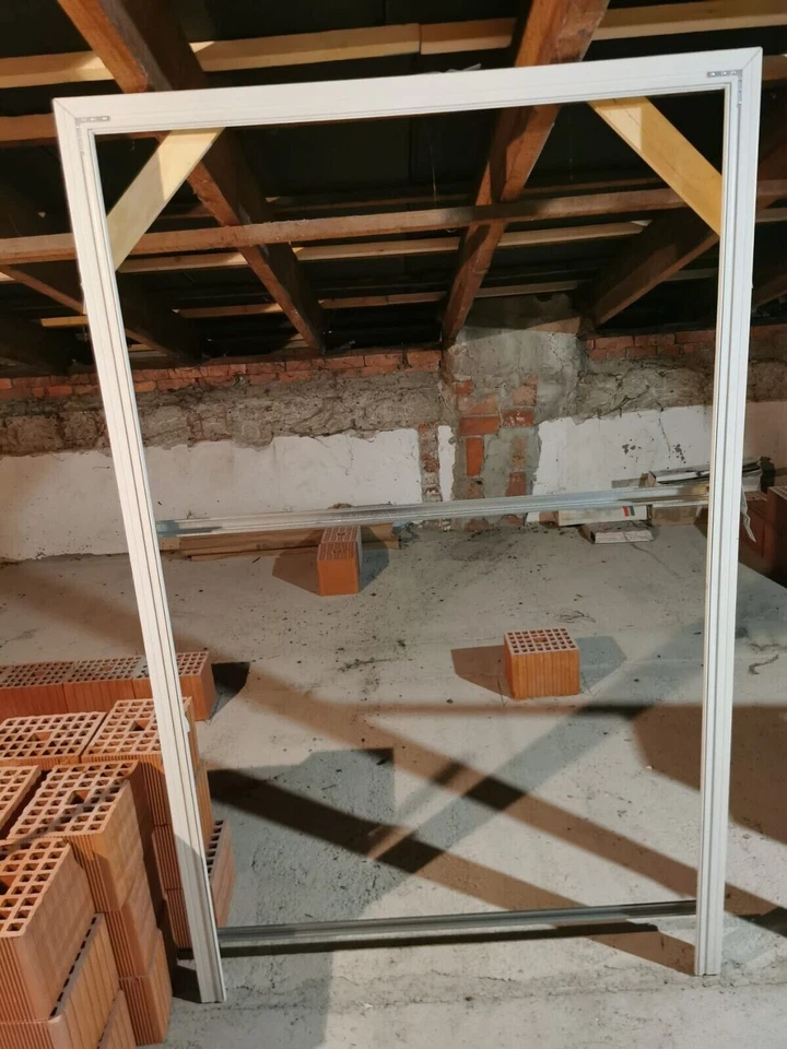 Porta finestra PVC Fuori misura Aluplast,ferramenta laterale ROTO e controtelaio - Immagine 4 di 4