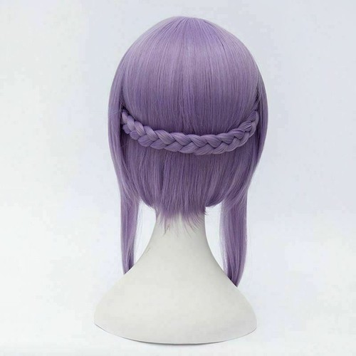 Serafino di the End Shinoa Hiragi Cosplay Parrucca Travestimento Viola parrucca+ - Picture 3 of 3