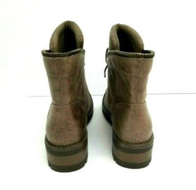 Carlos by Carlos Santana Women's Simone Motorcycle Bootie Taupe Brown Size 9 US 