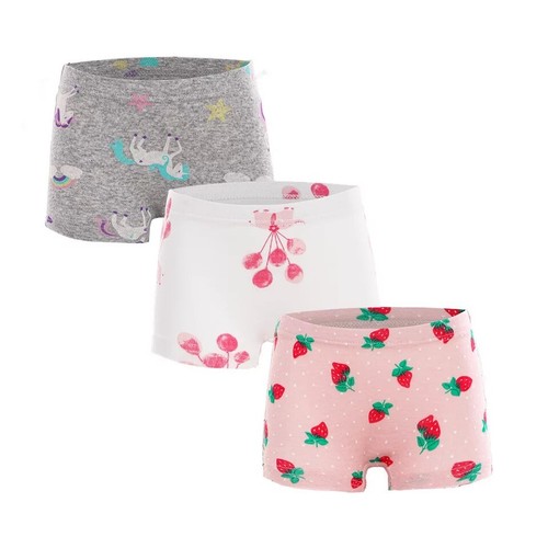 6er-Pack Kinder Mädchen Boxershorts 100 % gekämmt Baumwolle Boyshorts Höschen Baby Unterwäsche - Bild 39 von 48