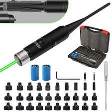 Professional Laser Bore Sight Kit Multiple Caliber Upgraded Green Bore Sighter