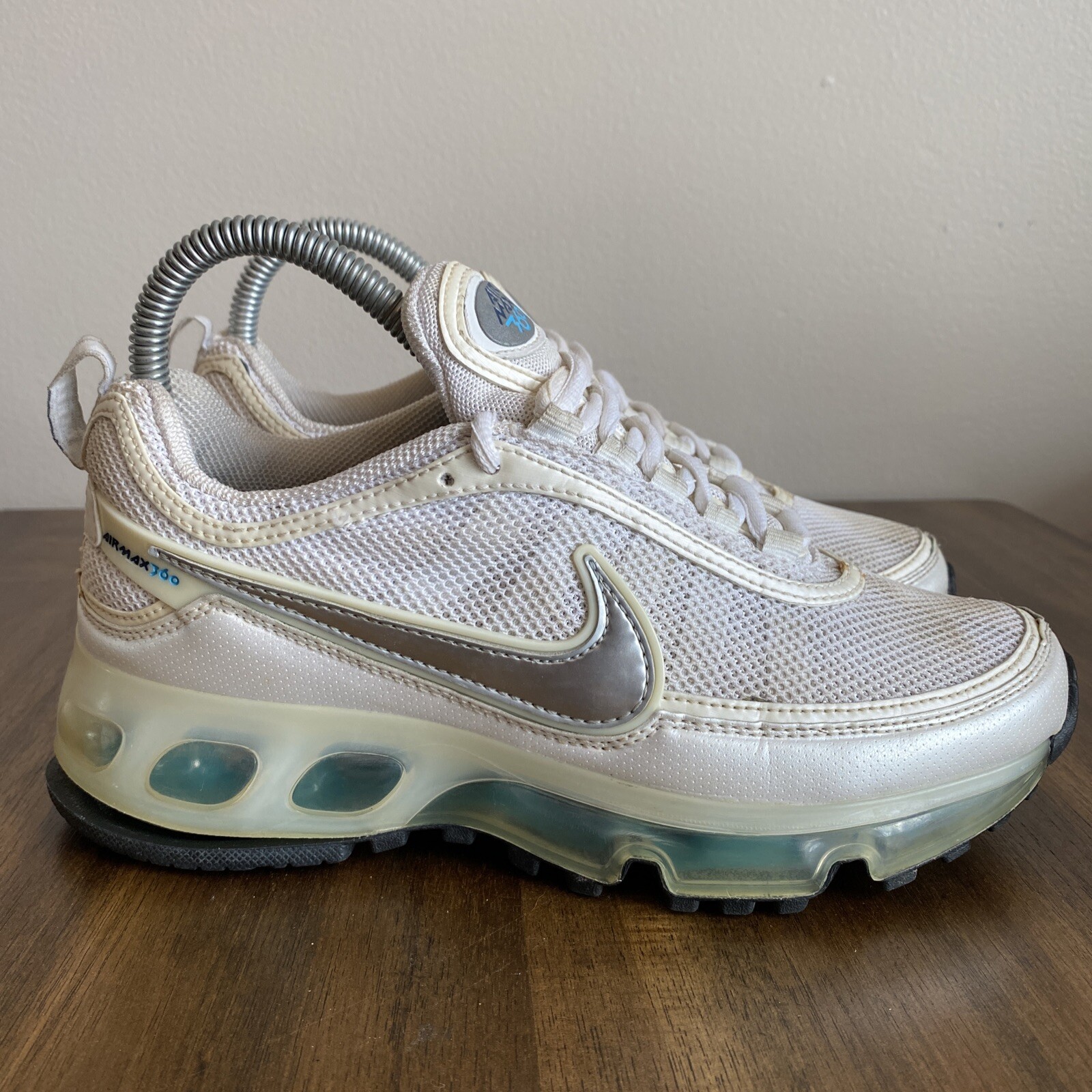 Nike Air Max 360 White Metallic Silver 