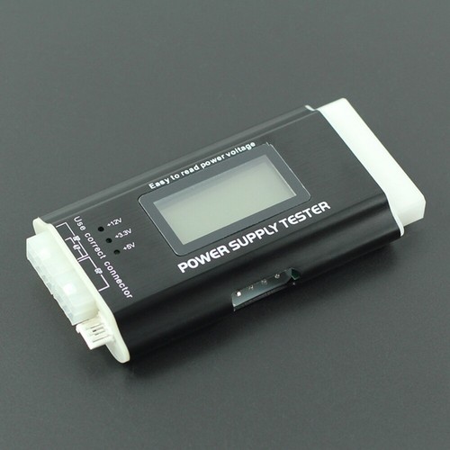ATX Power Supply Tester LCD HD 20 24 Pin SATA LCD Fault Diagnose Maintenance PSU - Picture 4 of 8