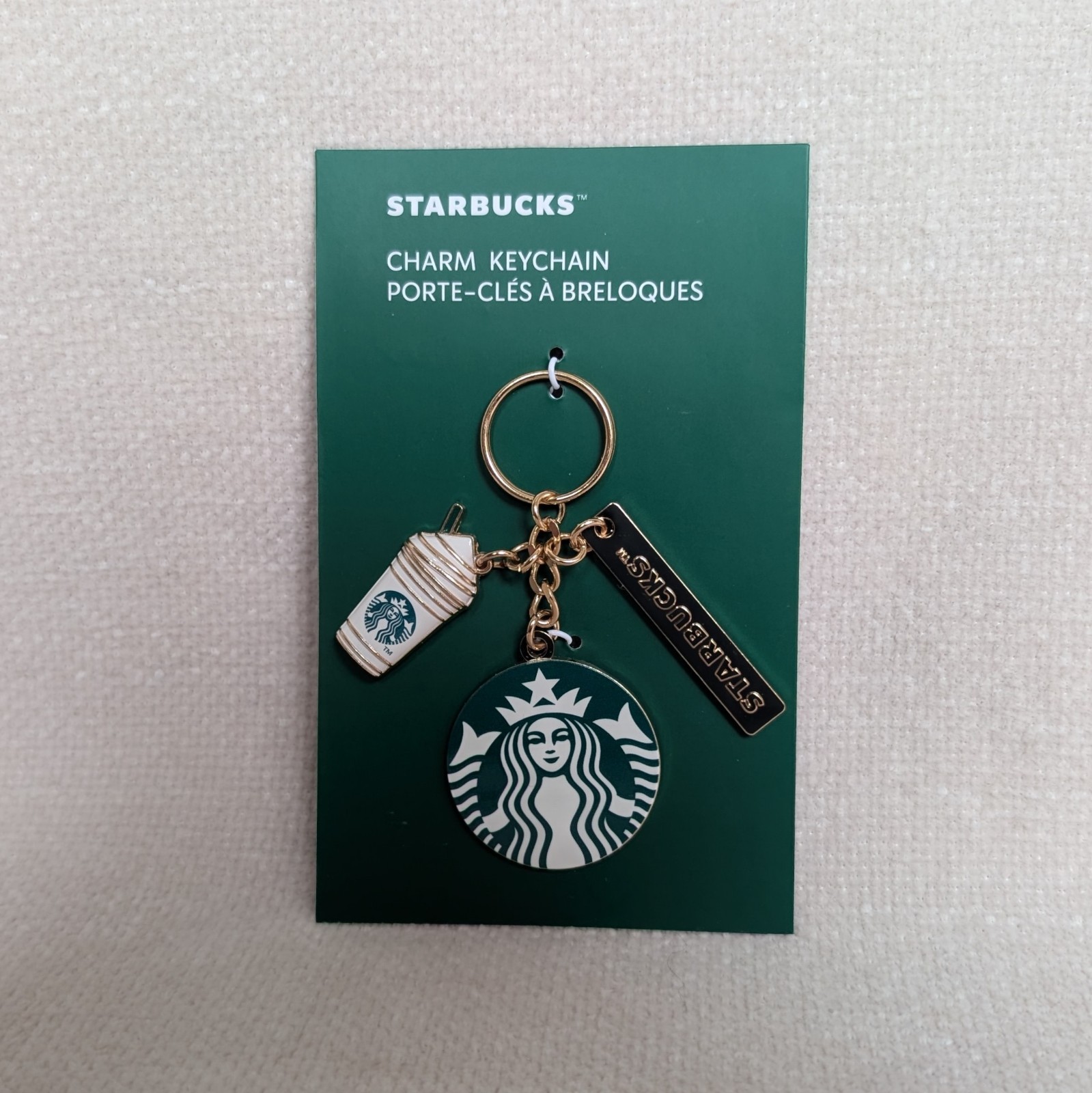 NEW!!! 2026 Starbucks Core triple Charm  keyring Limited Edition Collectible