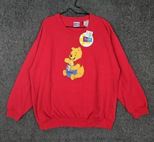 Vintage Disney Winnie The Pooh Crewneck Sweatshirt Size XL New With Tags NEW NWT