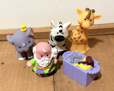 Fisher Price Little People NOAH ARK Tools Elephant Giraffe Zebra Replacement