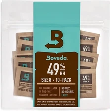 49% Humidity Control Packs Size 8 – 10 Pack for Music Instruments