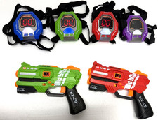 IVOXEX Laser Tag Set 2 Player Gun Vest Toys Kids Game Pack - Read Description