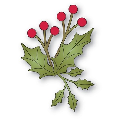 Memory Box Dies Forest Holly Sprig
