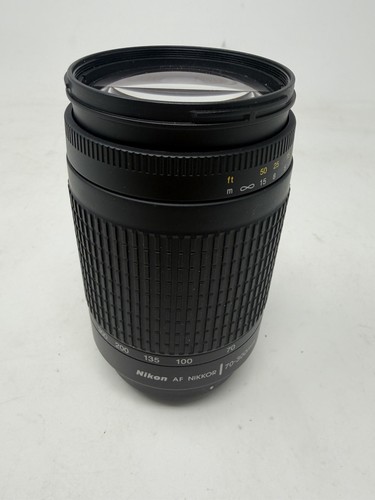 Nikon AF Nikkor 70-300MM F/4.5-6.3 G Camera Lens Tested Working