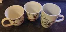 Weihnachten Motiv 2er Tassen-Set + Bonus Tasse Schneemann Motiv