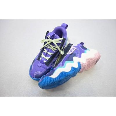 Adidas Exhibit B Basketball Shoes Womens 8.5 Purple GZ9562 Good Lightstrike