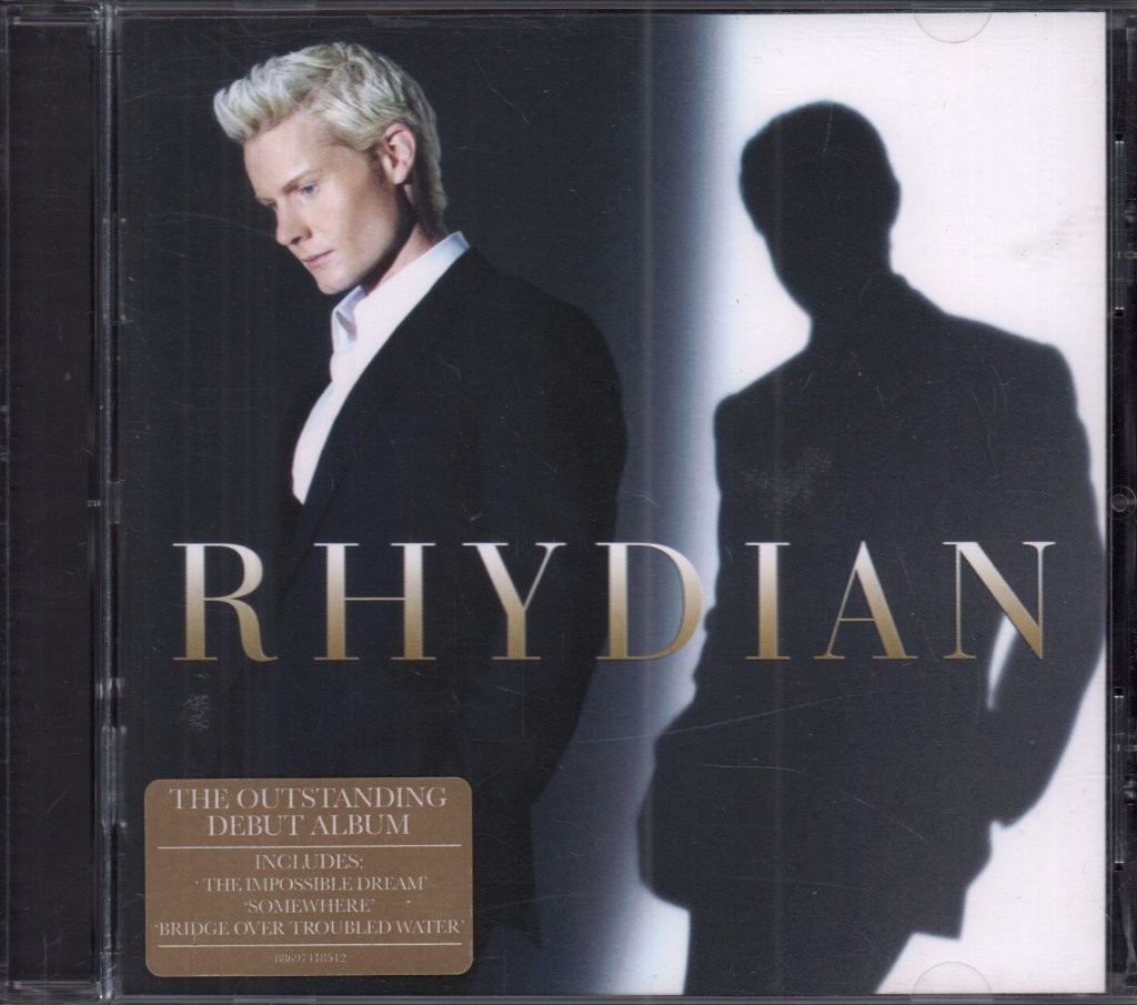 88697418512 Rhydian Self-Titled CD Europe Syco 2008 has info sticker on front of