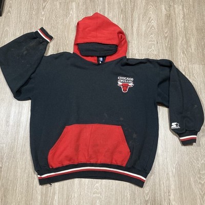 Bulls Hoodie XL 90s 00s Chicago Starter NBA Basketball Game-day Sweater