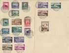 1952 SOMALIA ITALIAN VARIOUS USED ON PIECE INC EXPRESS AND AIR VALUES - RARE