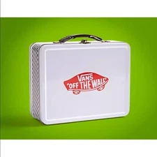 VANS Metal Lunch Box (NEW) Checks Checkers Checkerboard OFF THE WALL - Free Ship