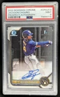 2022 Bowman Chrome Jackson Chourio Auto 1st Prospect #CPA-JCO Brewers PSA 9