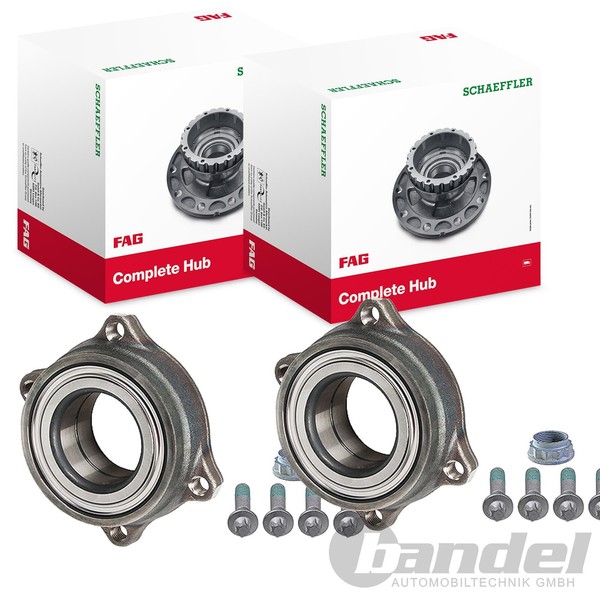 2X FAG RADLAGER-SATZ Hinten Passend FÜR MERCEDES-BENZ C-KLASSE E-KLASSE Sl Slc-image