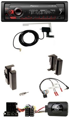 Pioneer DAB USB Lenkrad Bluetooth Autoradio für Audi A4 B5 bis 99 A6 C4 bis 97 A