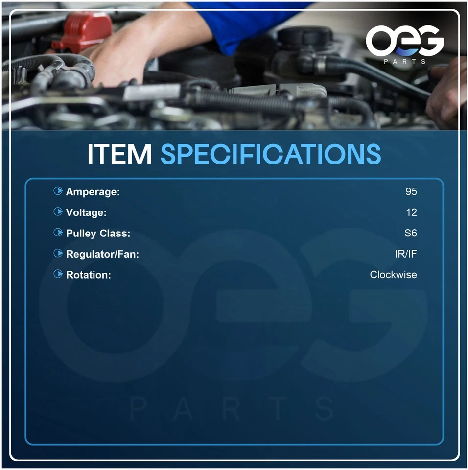 Alternador nuevo para camioneta Mazda serie B 1996-2003 B3000 B4000 B2500 Foto 3 de 4