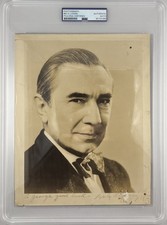Bela Lugosi Signed Auto Vintage 8x10 Sepia Promo Photo Dracula PSA DNA Horror