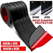 Car Trunk Rubber Door Sill Plate Protector Rear Bumper Guard Trim Cover Strip UK