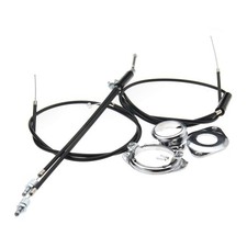 BMX Gyro Brake Cables Front + Rear (Upper + Lower) Spinner Rotor (Complete Set)